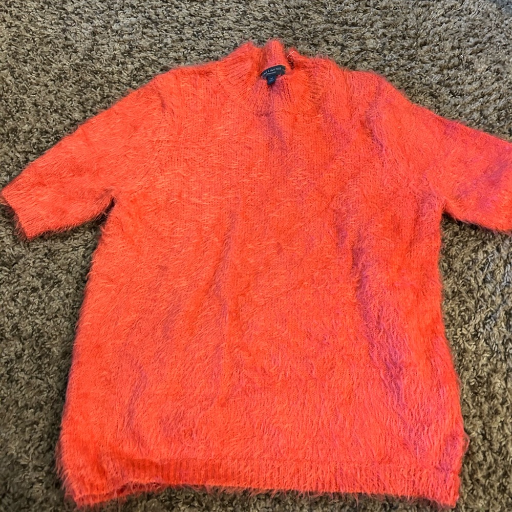 The Limited women’s  Bright Orange Crewneck Sweater